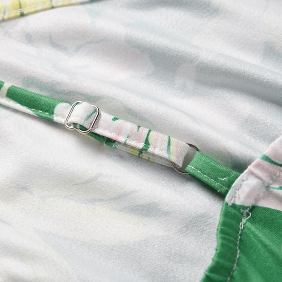 Женское платье Красочное Дышащее С цветочным принтом Регулируемые бретели Пляжное платье для вечеринки