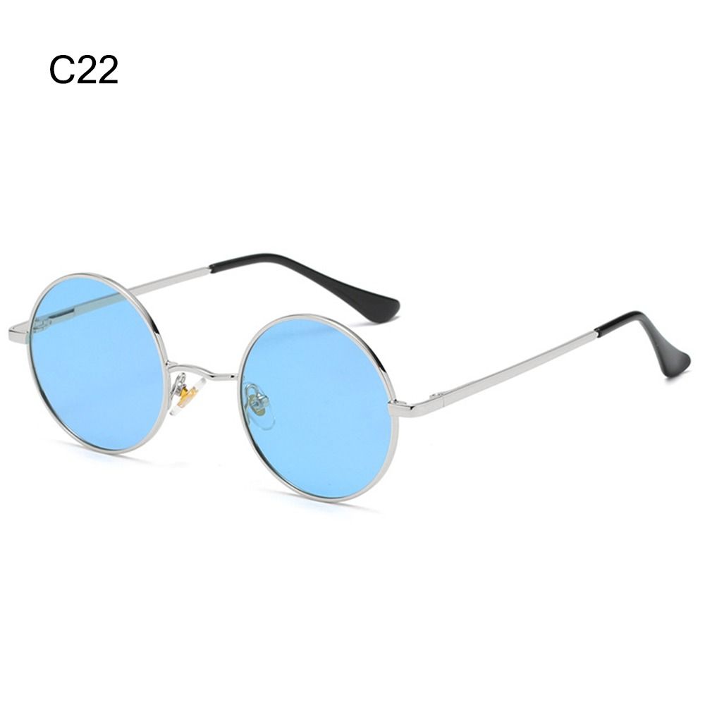 Поляризованные маленькие круглые солнцезащитные очки Металлические очки Ретро Панк Шейды для мужчин и женщин