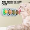 4 шт. шарики для лизания кошачьей мяты, вращающиеся настенные съедобные шарики для кошек, игрушка с натуральной кошачьей мятой, безопасная и здоровая игрушка для чистки зубов котенка для дома