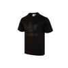 Adidas Футболка с графическим монограммой, черная, мужская, уличная, II8159