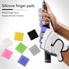 10 шт. Силиконовый напальчник Эластичный протектор для пальца Баскетбольный напальчник Износостойкий Чехол для пальца для гольфа