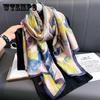 Spring Scarf Women's Luxury Design Scarf Smooth Scarf Soft Muslim Headband Shawl Beach