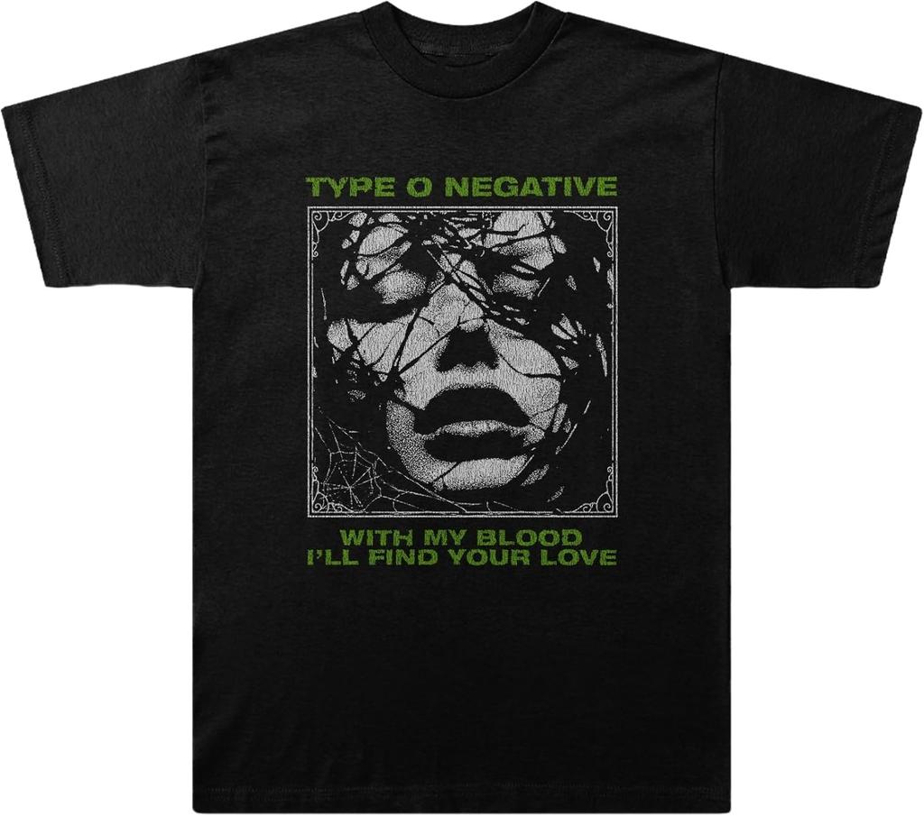 Футболка O Negative with My Blood, Черная