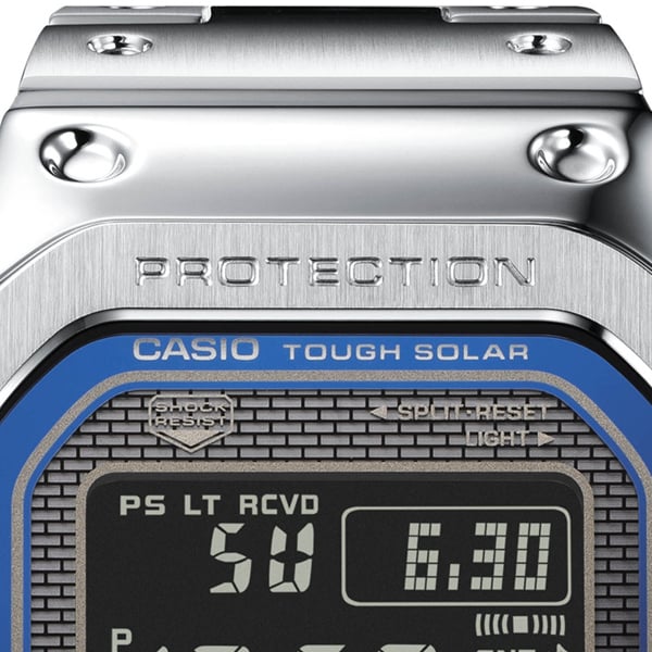Casio Мужские часы G-SHOCK GMW-B5000D-2JF [G-SHOCK Full Metal Series] Square Watch Silver Stainless Steel