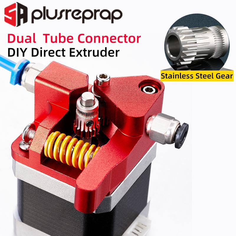 CR10S PRO ED3 Remote Direct Extruder Aluminum Extrusion Full Metal Bowden 3D Printers Ender 3 CR10 Parts with Dual Drive Gears
