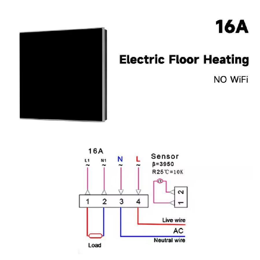 Новый Tuya WiFi Smart Thermostat Электрический нагреватель воды Газовый котел Регулятор температуры Работает с Alexa, Google Home, Alice