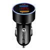 Car Charger Cigarette Lighter PD QC3.0 Fast Charging With LED Voltage Display 12V/24V Dual Usb Charger Universal For Phone