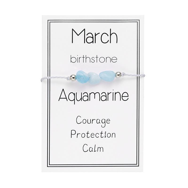 Новый плетеный браслет с кристаллами и камнями на день рождения - женский браслет из бумажной карты