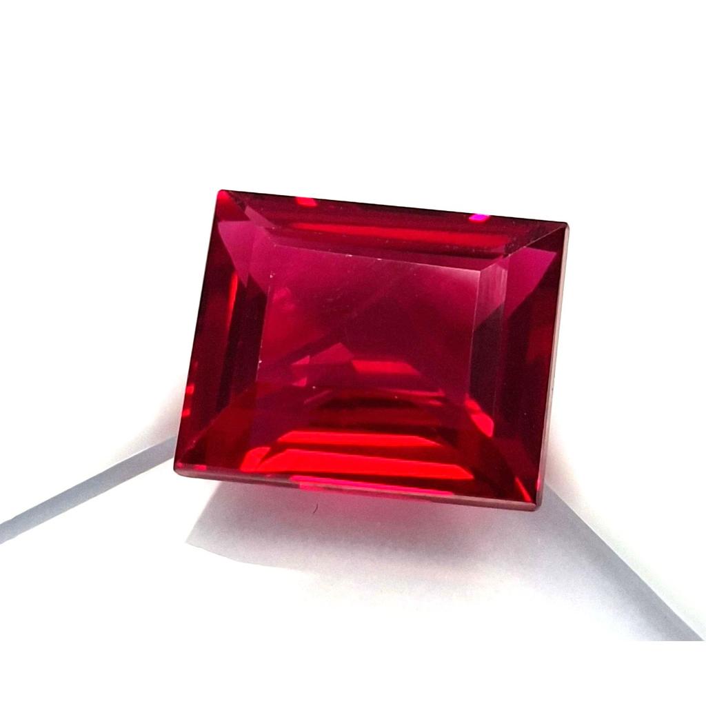 Fabulous Natural Mozambique Ruby Red 11-13 Ct Baguette Cut Certified Gemstone