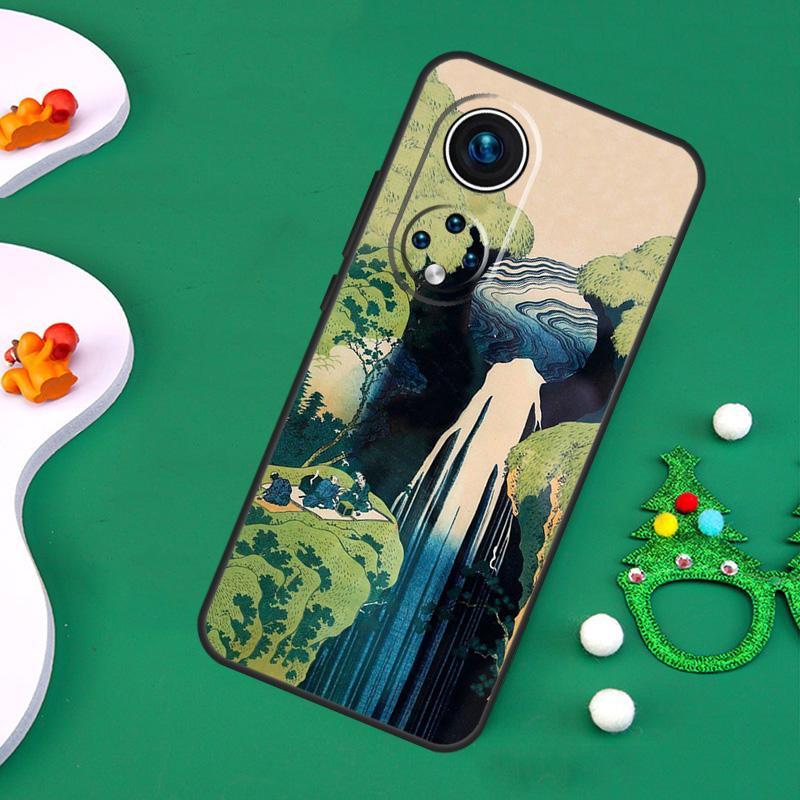 Японский дизайн Волна Чехол для Honor Magic 7 Pro 6 5 50 70 90 200 Lite X9b X9a X8a X8b X7a X6a X8 X9 X9c