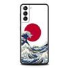 Чехол для телефона Samsung Galaxy S24 S23 Ultra S22 S21 S20 FE 5G S10 S10E S9 Plus S8 Мягкий чехол Япония Великая волна в Канагаве