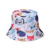 Trendy Pet Print Sun Hat For Women Fisherman Hat With Short Brim