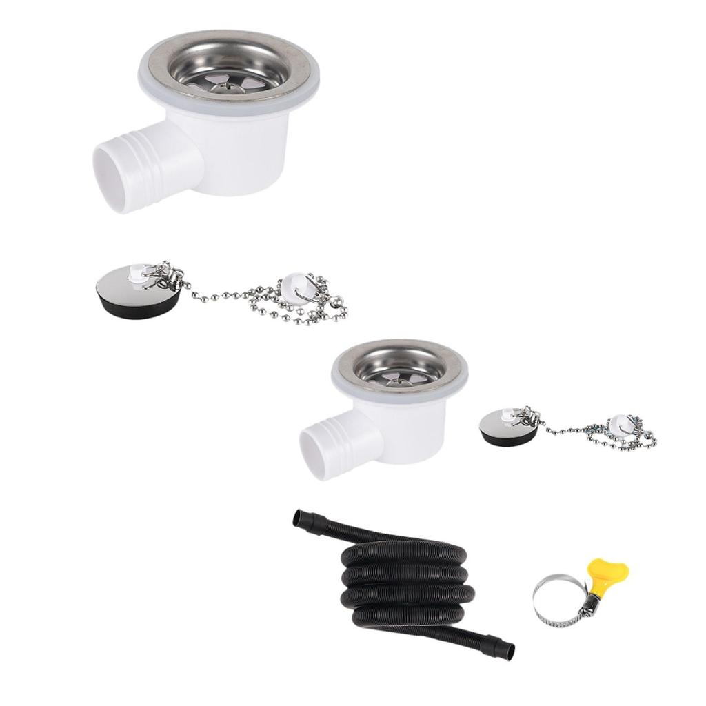 Sink Waste Drain Plug Hole Angle Fitting Easy To Install Premium for RV