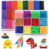 Набор из 8500 бусин Magic Fuse Beads, не требующих глажки, 5 мм, 36 цветов, бусины для термомозаики, творческий набор для пополнения, DIY игрушки для детей
