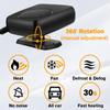 2 In 1 Car Heater, 12V 150W Automobile Windscreen Fan with Fast Heating Defrost for Auto Ceramic Heater Fan