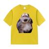 Xing Xing The Monkey Funny Meme T Shirts Men Clothing Fashion Cotton Short Sleeve T-shirt Unisex Retro Harajuku Oversized Tshirt