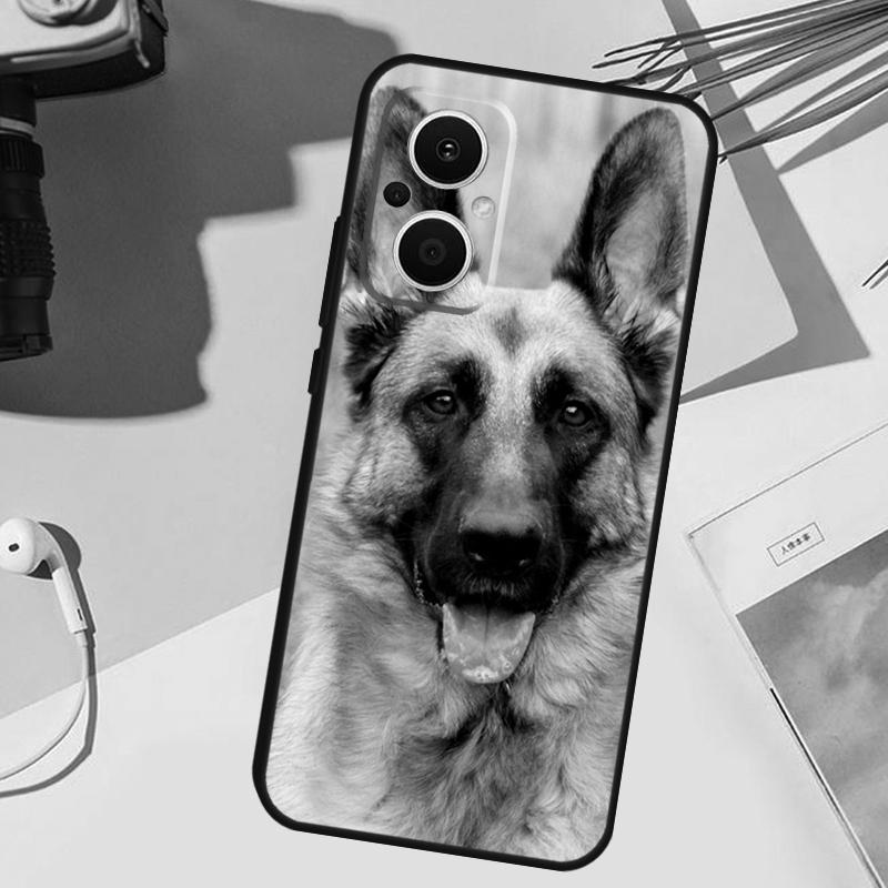 Чехол с изображением немецкой овчарки для OPPO Reno 14F 13F 12F 11 F 10 12 13 14 Pro 7 8 Lite OPPO Find X9 X8 X6 X5 Pro