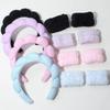 3PCS Stylish Washing Headband Set Wristbands Scrunchies Spa Bubble Headband for Washing Face Makeup Shower Skincare
