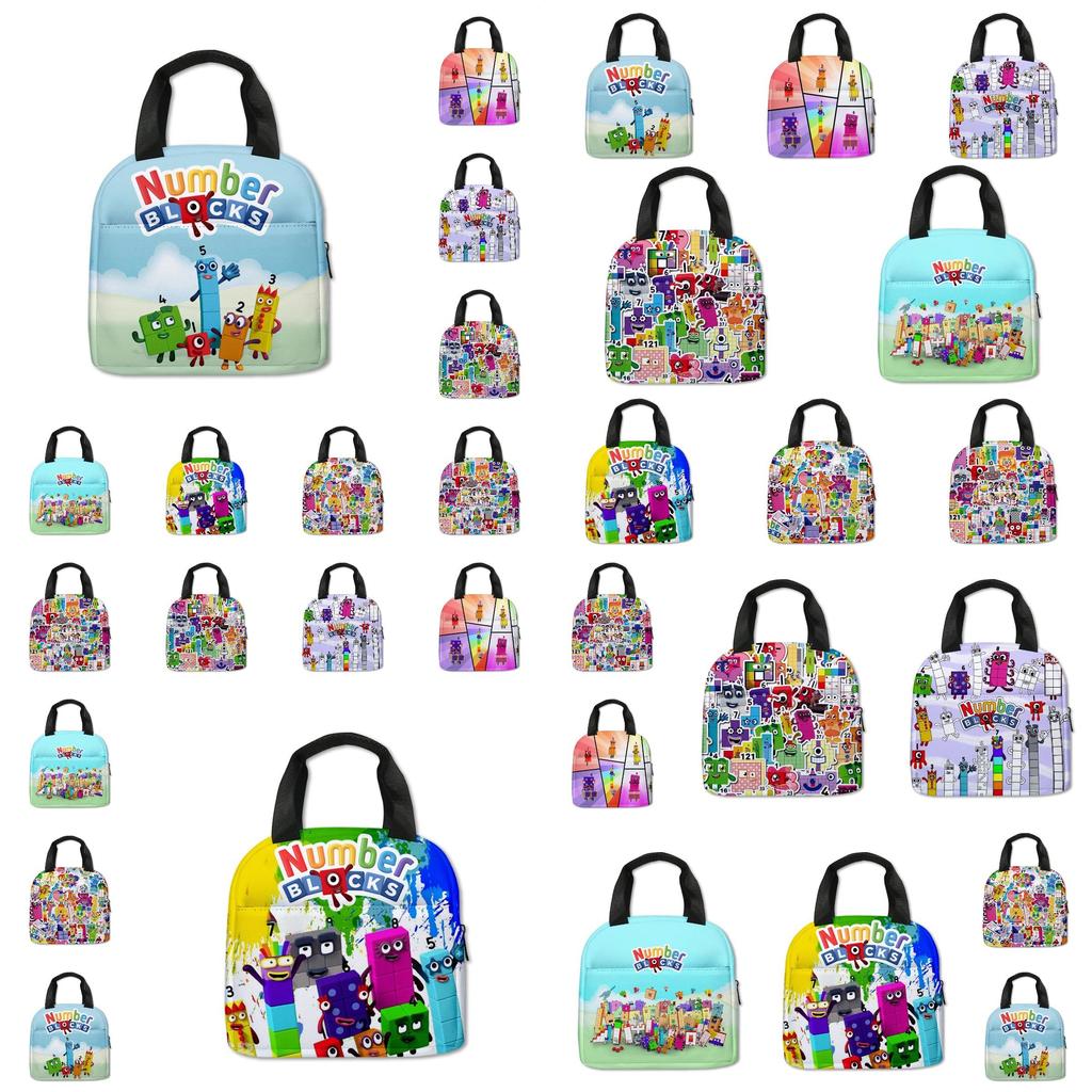 Ланч-бокс с термоизоляцией «Numberblocks» для учеников начальной школы
