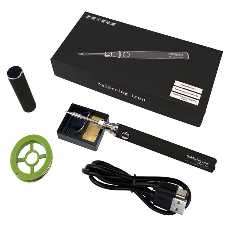 8W USB Cordless Electric Soldering Iron Kit Micro Iron Type-c Charging Interface Full Charge Can Last For 40 Minutes