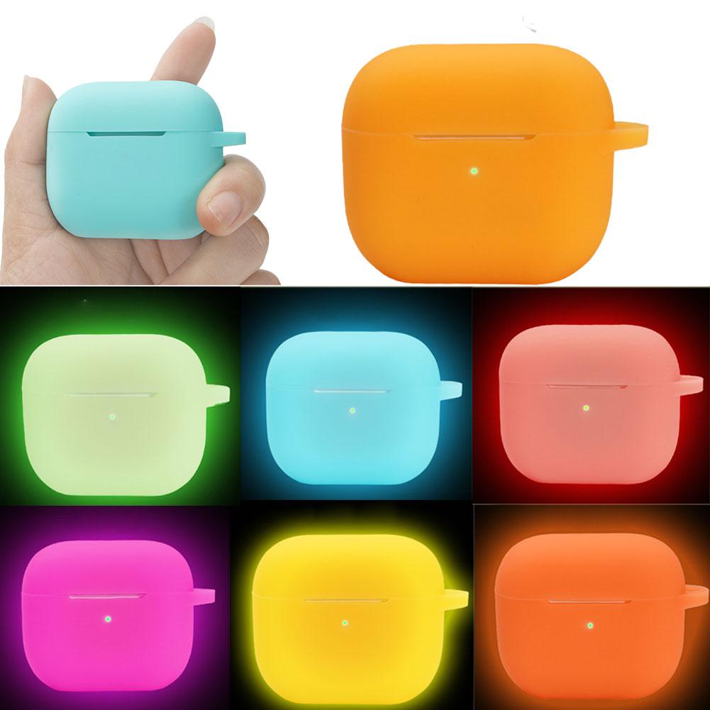 Для AirPods Pro 3 Светящийся чехол Беспроводной Bluetooth Силиконовый защитный чехол с защитой от царапин Чехол для наушников