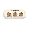 Cartoon Capybara Sunglasses Box Automatic Closing Sunglasses Protective Cover  Universal