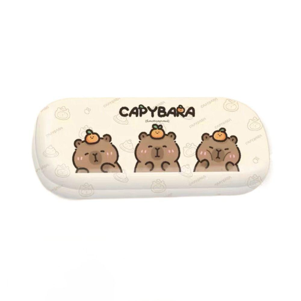 PU Leather Sun Glasses Case Cartoon Sunglasses Protective Cover Capybara Sunglasses Box  Universal