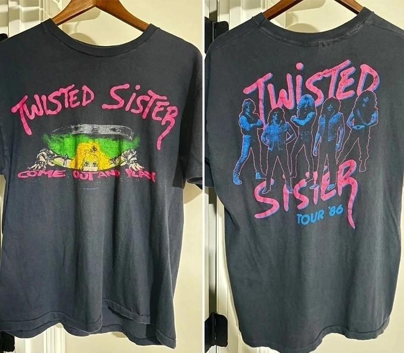 Футболка унисекс Twisted Sister Come Out And Play 2-сторонняя черная