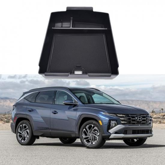 Center Console Armrest Storage Box Organizer Tray For Hyundai Tucson -2025