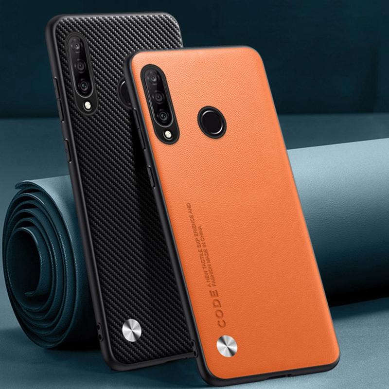 Роскошный чехол из искусственной кожи для Huawei P Smart Z, задняя крышка, матовый силиконовый чехол с полной защитой для телефона Huawei Y9 Prime 2019, чехол
