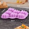 Bear Chocolate Mold Heart Silicone Candy Mold Cute Ice Cube Ice Tray Fondant Molds DIY Birthday Party Cake Decorating Tools