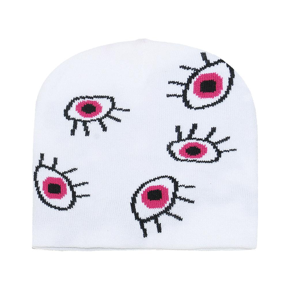 Beanie autumn and winter wool hat rose sunflower flower jacquard knitted hat pullover hat women