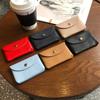 Soft Leather Coin Bags Money Wallet Buckle Pouch Coin Purse Small Portable Credit Bank ID Card Holder Mini Organizer Storage Bag