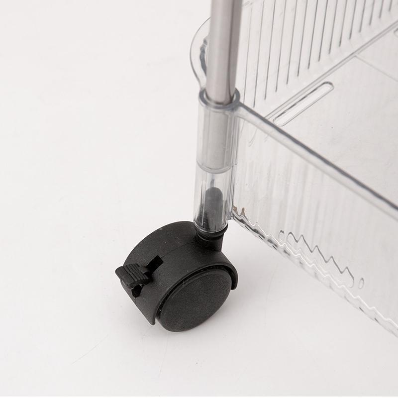 Тележка на колесиках для ванной комнаты, органайзер для хранения, передвижной стеллаж, органайзер, тележка для хранения косметики для офисной кухни