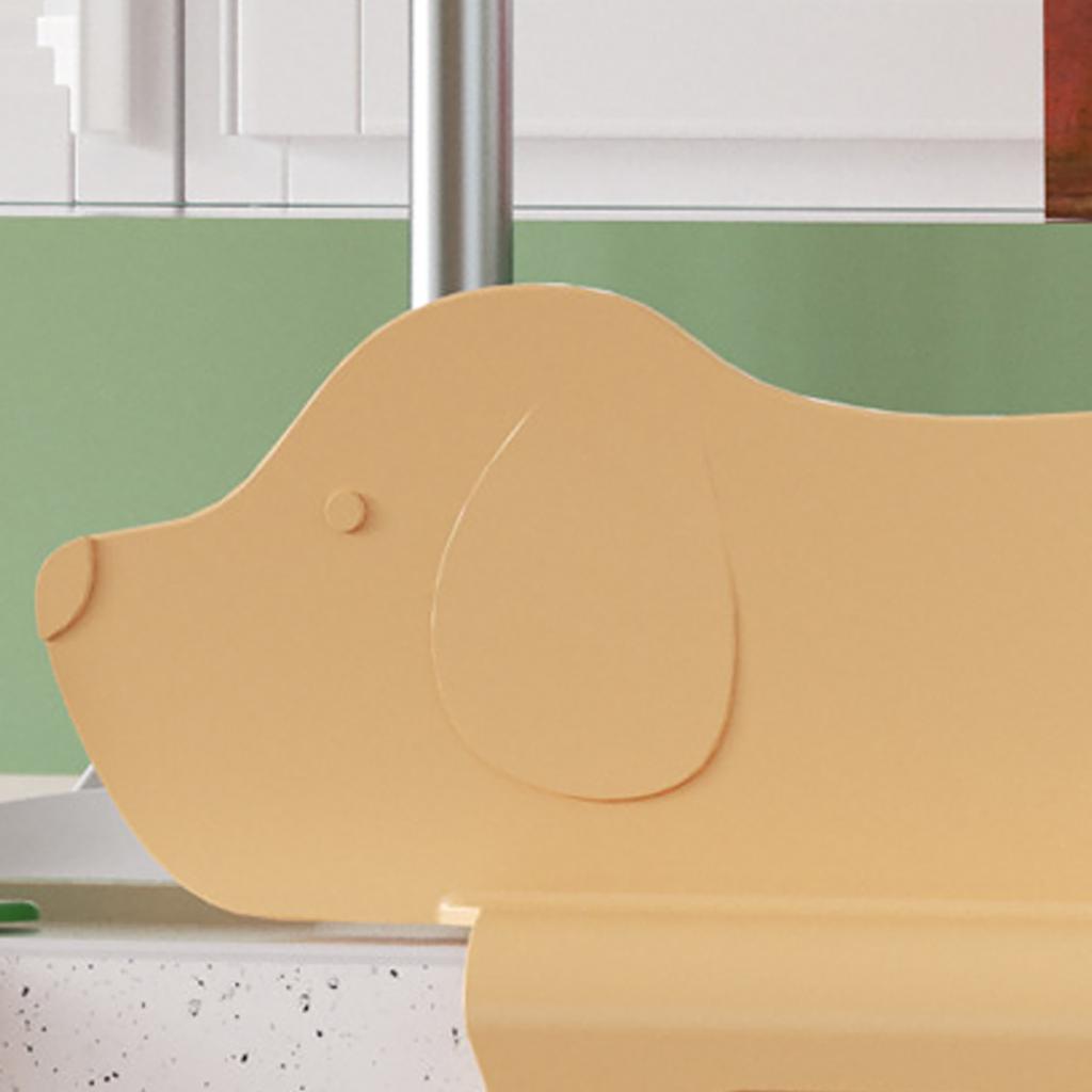 Sink Splash Guard Strong Suction Sink Splashback Silicone Sink Edge Guard Oil-Proof Splashproof Baffle for Kitchen Sink Basin