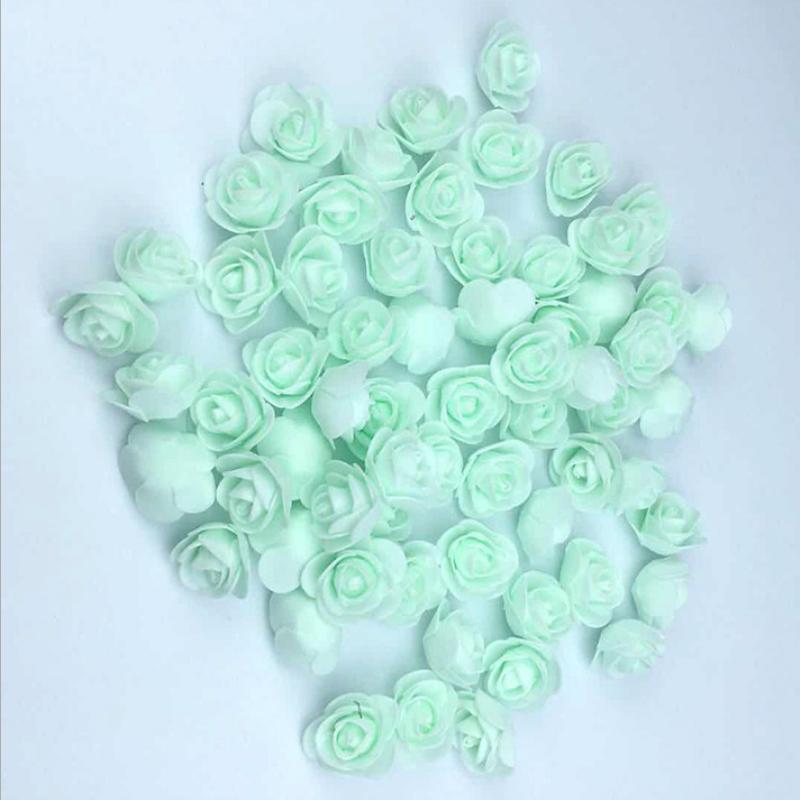 Пенополиэтиленовые искусственные головки роз 100 шт. 35 см для DIY, вечеринки на День святого Валентина, упаковки подарков, декора, поделок