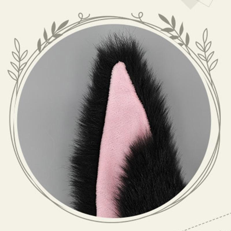 Взрослые Детские Милые Косплей Аниме Ролевые Уши Форма Ободок Плюшевый Обруч для Волос Макияж Фотосессия Рождественская Вечеринка Головные Уборы