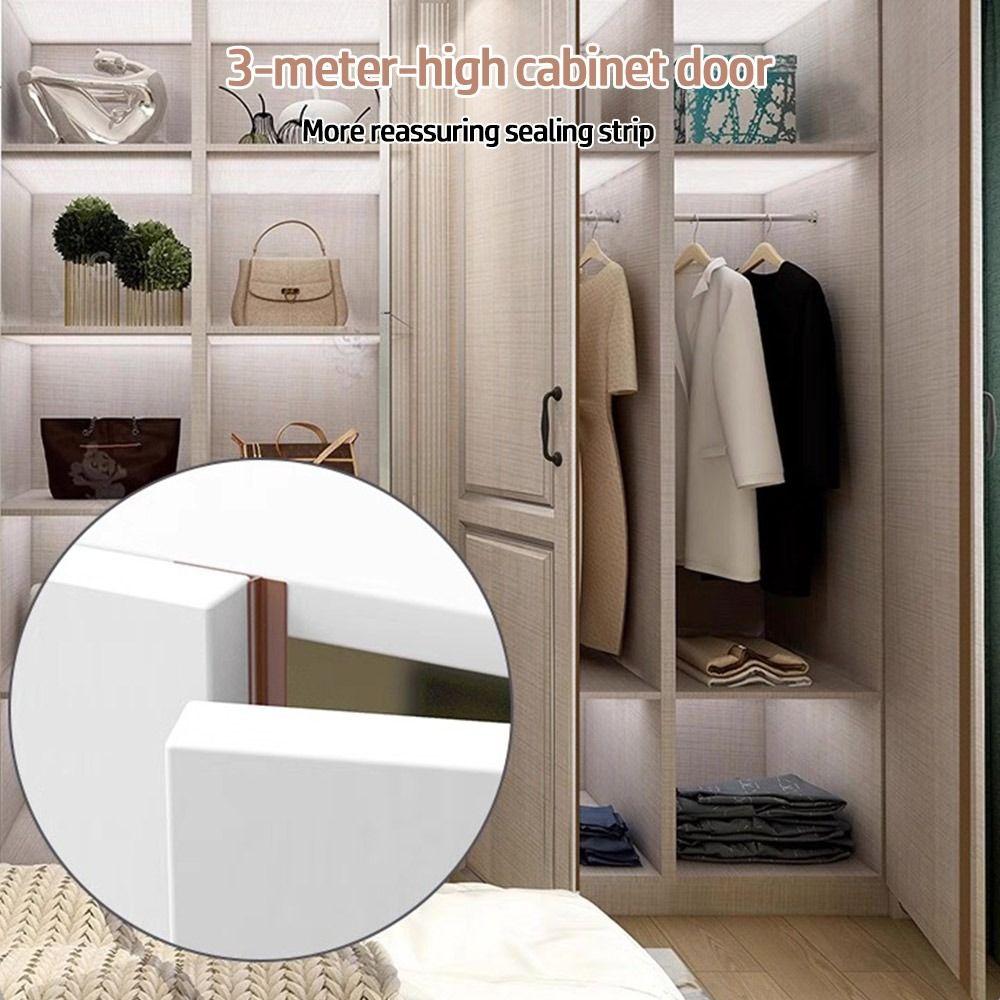 Self-Adhesive Cabinet Door Dust Strips TPE Gap Filling Strip New Blackout Strip Insect-proof