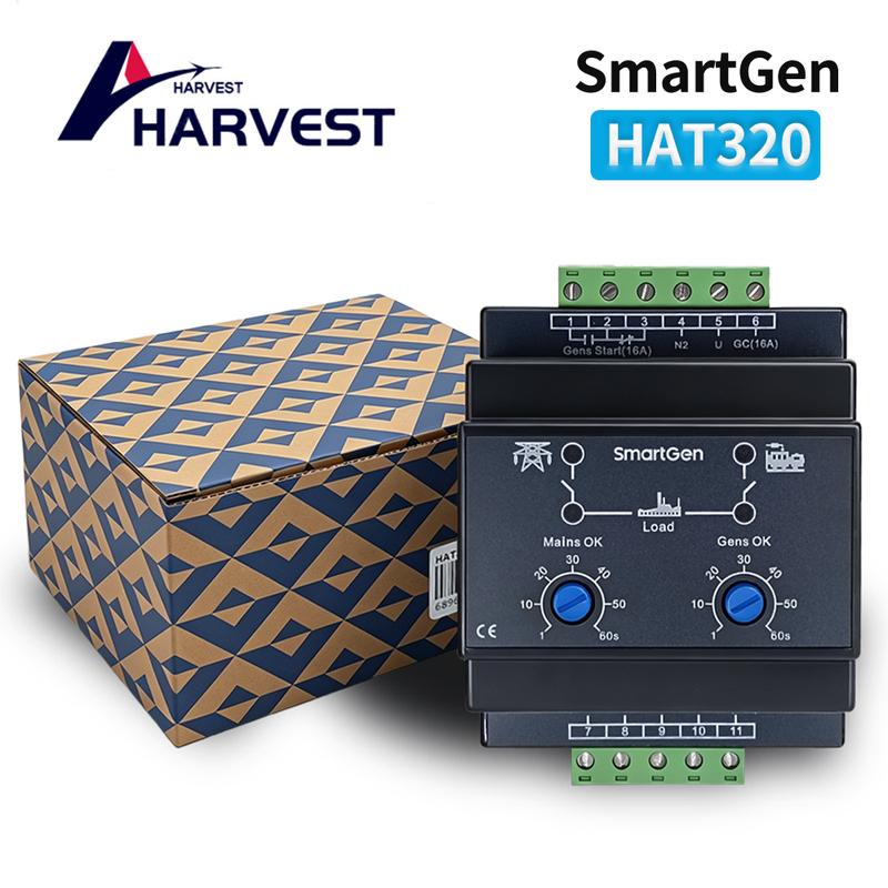 HAT320 SmartGen ATS Контроллер автоматического переключения двойного питания ATS Подходит для ПК Двухсекционный и Класса CC ATS