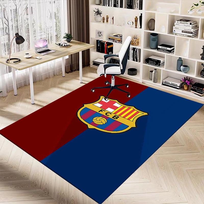 1 шт. Ковер для пола FC Barcelona Extra Large, нескользящий, для офиса, семьи, спальни, студии, ковер большого размера, ковер для помещений