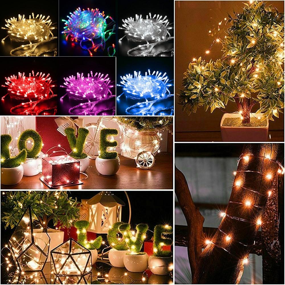 200 LED LED String Lights Built-in Switch Garden Decoration