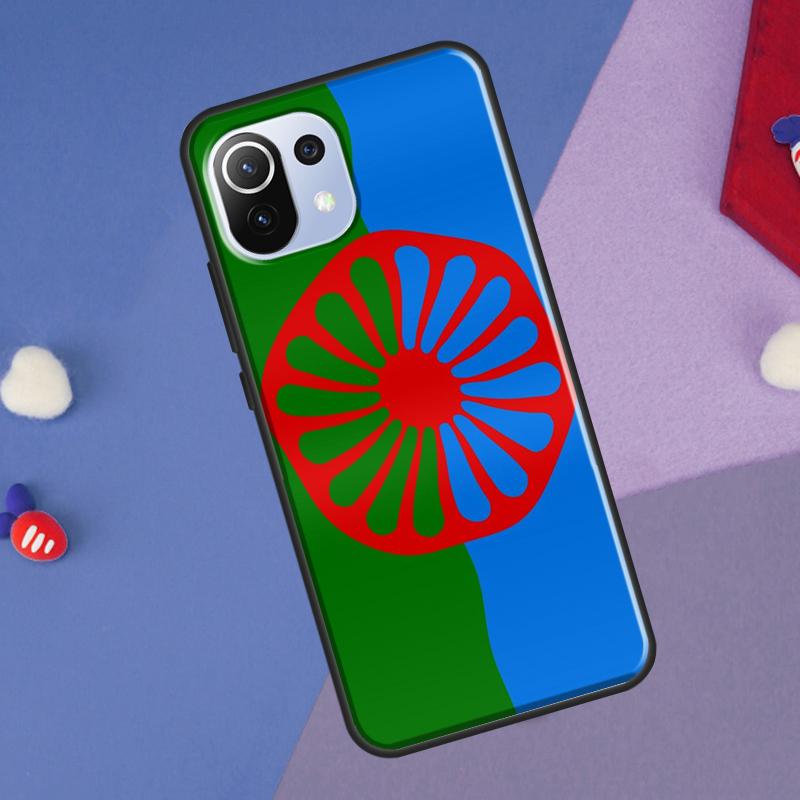 Чехол-флаг цыганский Рома для Xiaomi 14T Pro 11T 12T 13T 13 14 Ultra POCO X7 Pro X3 X5 F3 F5 F6 M6 X6 Pro
