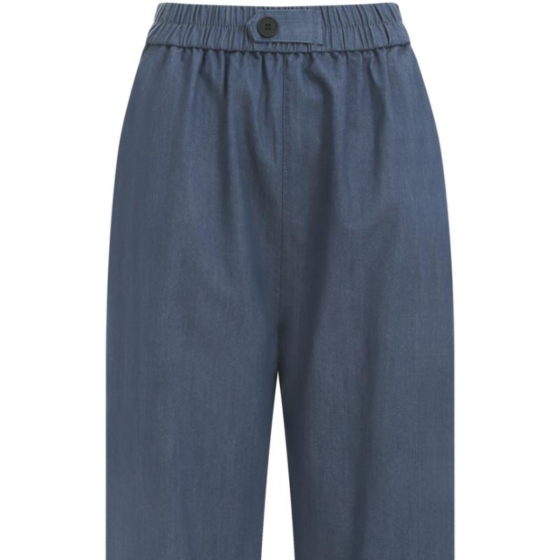 Shop Women Daily Stretch Cotton Baggy Pants Khaki Wnw Wpt 1297