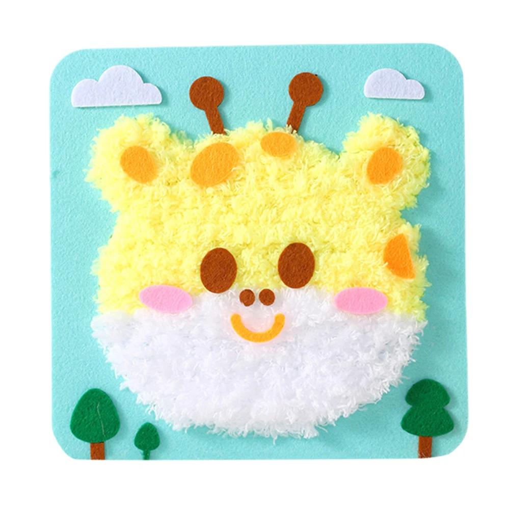 Sewing Craft Kit Cute Animal DIY Educational Sewing Kit DIY Doll Sewing Toys for Beginners Arts and Crafts
