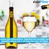 COOLFLOW Охлаждающий винный стержень с носиком из нержавеющей стали декантер охладитель для бутылок винный охладитель