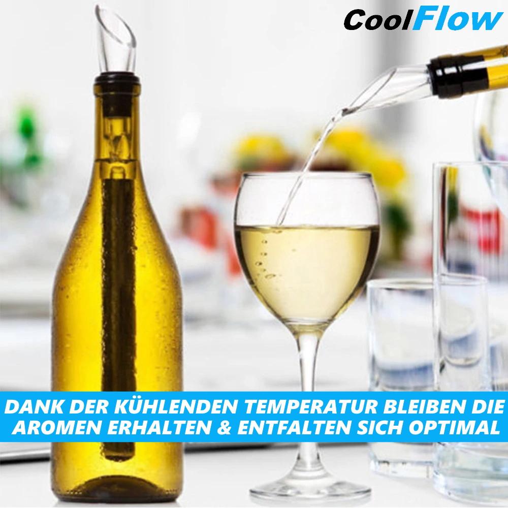 COOLFLOW Охлаждающий винный стержень с носиком из нержавеющей стали декантер охладитель для бутылок винный охладитель