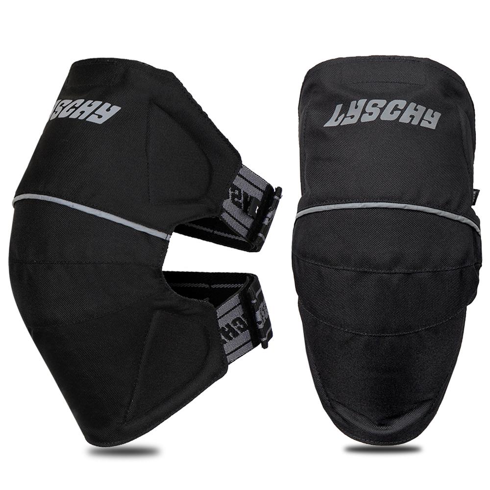 LYSCHY Motorcycle Knee Pads Motocross Riding Knee Brace Support MTB Protective Gear Reflective Motorcyclist Knee Protector CE1