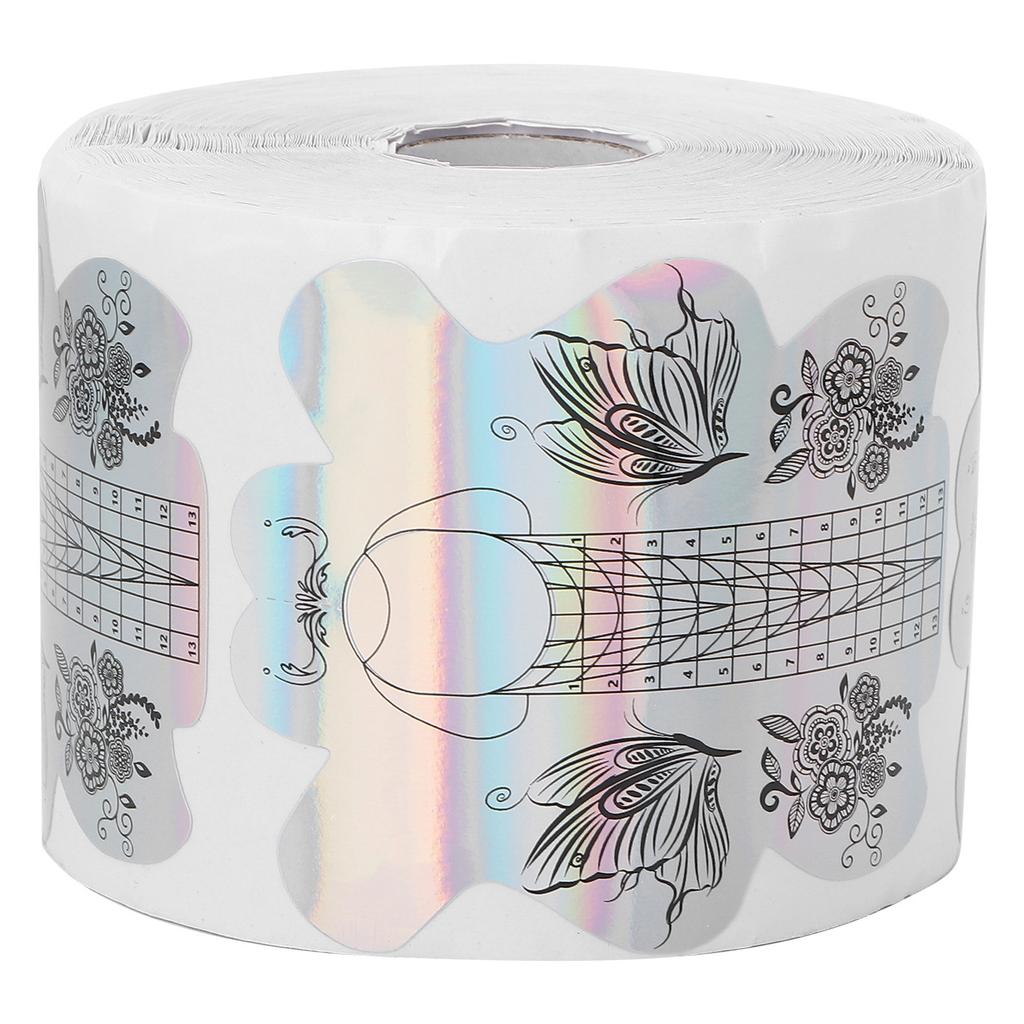 300pcs Nail Gel Forms Thicken Self Adhesive Nail Art Extension Sticker for Women