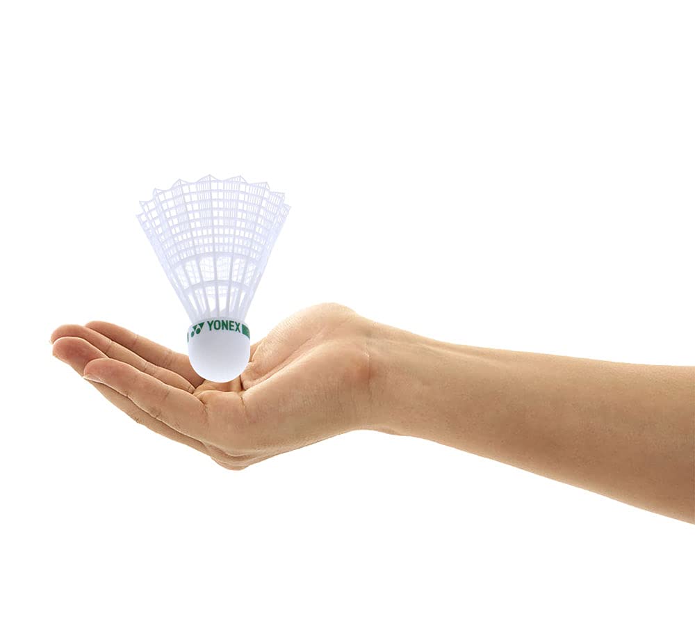 YONEX Badminton Mavis 40P Synthetic 6 Shuttlecocks x 3 Cans MIDDLE Shuttlecocks, (Nylon + Cork), (18 Shuttlecocks), (Suitable Temperature 12-23°C),