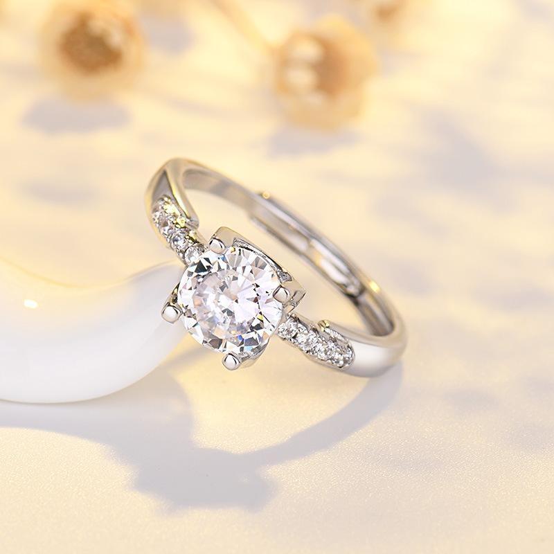 Классическое кольцо Lindon из медного сплава с цирконием, женские ювелирные изделия, свадебный подарок для вечеринки